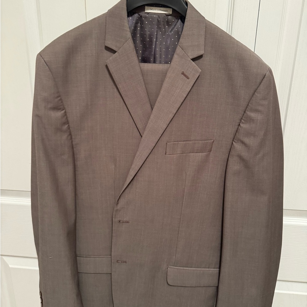 Men's Classic Tan Suit